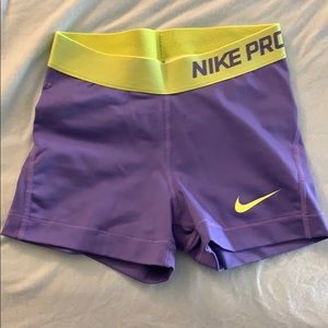 Nike Pro spandex dri-fit shorts
